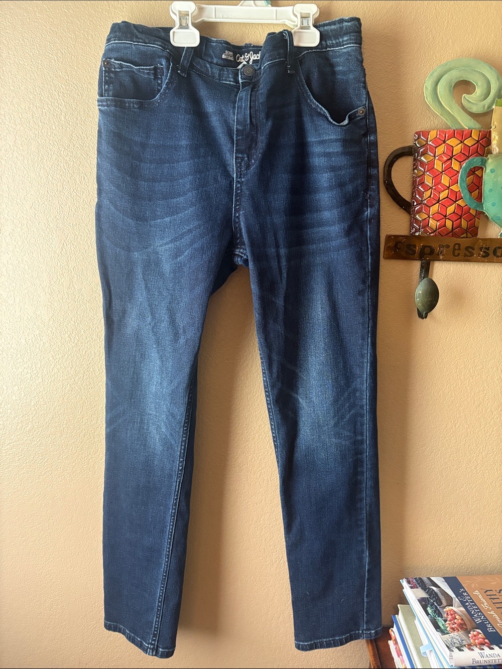Dark Blue Stretch Jeans